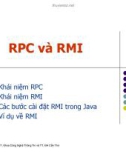 Bài giảng Lập trình mạng: RPC và RMI - Bùi Minh Quân