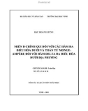 Tóm tắt luận văn Tiến sĩ Toán học: Miền B-chính quy đối với các hàm đa điều hoà dưới và toán tử Monge-Ampère đối với hàm Delta đa điều hoà dưới địa phương