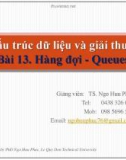 Bài giảng Cấu trúc dữ liệu và giải thuật – Bài 13: Hàng đợi - Queues