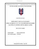 Đề án tốt nghiệp Quản trị kinh doanh: Phân tích và đề xuất giải pháp nâng cao dịch vụ tư vấn tài chính doanh nghiệp của Công ty Cổ phần Chứng khoán Alpha