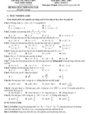 Đề thi giữa học kì 1 môn Toán lớp 9 năm 2024-2025 - Trường TH-THCS-THPT Ngô Thời Nhiệm, Thủ Đức (Đề tham khảo)