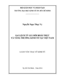 Luận văn Thạc sĩ Kinh tế: Sai lệch tỷ giá hối đoái thực và tăng trưởng kinh tế tại Việt Nam