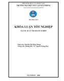 Khóa luận tốt nghiệp Quản trị doanh nghiệp: Một số giải pháp nâng cao hiệu quả sử dụng nguồn nhân lực tại công ty cổ phần thi công cơ giới và dịch vụ hàng hải Miền Nắc