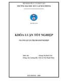 Khóa luận tốt nghiêp ngành Quản trị doanh nghiệp: Đào tạo và phát triển nguồn nhân lực công ty TNHH MTV Vạn Hoa Hải Phòng