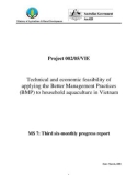 Nghiên cứu nông nghiệp: The technical and economic feasibility of applying the Better Management Practices (BMP) to household aquaculture in Vietnam