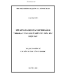 Luận án tiến sĩ Tôn giáo học: Đời sống xã hội của người Hmông theo Đạo Tin Lành ở miền núi phía Bắc hiện nay