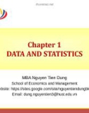 Lectures Applied statistics for business: Chapter 1 - ThS. Nguyễn Tiến Dũng