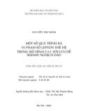 Tóm tắt Luận án Tiến sĩ Vật lý: Một số quá trình rã vi phạm số lepton thế hệ trong mô hình 3-3-1 với cơ chế seesaw nghịch đảo