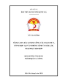 Đề án tốt nghiệp Tài chính Ngân hàng: Nâng cao chất lượng công tác tham mưu, tổng hợp tại Văn phòng Tỉnh ủy Đắk Lắk giai đoạn 2024-2030