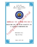 Khóa luận tốt nghiệp Kế toán-Kiểm toán: Hoàn thiện hệ thống kiểm soát nội bộ tại công ty TNHH Hitec Huế