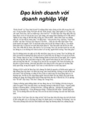 Đạo kinh doanh với doanh nghiệp Việt