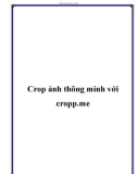 Crop ảnh thông minh với cropp.me