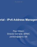 Tutorial IPv6 Address Management