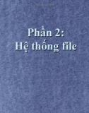 UNIX_2Phần 2: Hệ thống file