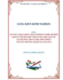 Sáng kiến kinh nghiệm THPT: Tổ chức hoạt động trải nghiệm về khu di tích lịch sử Truông Bồn trong dạy học lịch sử tại Trường Trung học phổ thông Nguyễn Trường Tộ - Hưng Nguyên