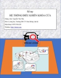 Sổ tay Hệ thống điều khiển khóa cửa – GV. Nguyễn Văn Nhu