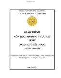 Giáo trình Thực vật dược (Ngành: Dược - Trình độ: Trung cấp) - Trường Cao đẳng Y tế Thanh Hoá