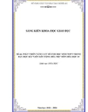 Sáng kiến kinh nghiệm THPT: Phát triển Năng lực số cho học sinh THPT trong dạy học bài Liên kết cộng hóa trị môn Hóa học 10