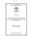 Đề án tốt nghiệp Quản lý công: Thực hiện chính sách trợ giúp xã hội trên địa bàn huyện Phù Mỹ, tỉnh Bình Định giai đoạn 2024-2030