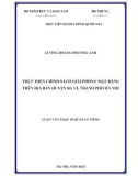 Luận văn Thạc sĩ Quản lý công: Thực hiện chính sách giải phóng mặt bằng trên địa bàn huyện Ba Vì, thành phố Hà Nội