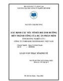 Luận văn Thạc sĩ Kinh tế: Xác định các yếu tố rủi ro ảnh hưởng đến thành công của dự án phần mềm, tình huống nghiên cứu: Công ty TNHH KMS Technology