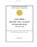 Giáo trình Thực vật dược (Ngành: Dược - Trình độ: Cao đẳng) - Trường Cao đẳng Y tế Thanh Hoá