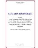 Sáng kiến kinh nghiệm THPT: Xây dựng hệ thống bài tập sử dụng phổ IR, MS để xác định CTPT, CTCT hợp chất hữu cơ Hóa 11 nhằm phát triển năng lực vận dụng kiến thức vào thực tiễn của học sinh