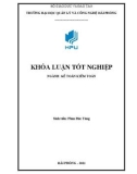 Khóa luận tốt nghiệp Kế toán - Kiểm toán: Hoàn thiện công tác lập và phân tích Bảng cân đối kế toán tại Công ty Cổ phần thương mại dịch vụ Mê Ga