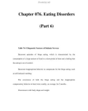 Chapter 076. Eating Disorders (Part 6)