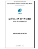 Khóa luận tốt nghiệp Kế toán - Kiểm toán: Hoàn thiện công tác kế toán hàng hóa tại Công ty Cổ phần Vật liệu và Lưới thép Hải Phòng