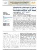 Optimizing the architecture of the artificial neural network by genetic algorithm to improve the predictability of pile bearing capacity based on CPT results