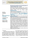 Mechanical properties and microstructures of cement-treated soils: A review