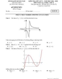 Đề thi giữa học kì 1 môn Toán lớp 12 năm 2024-2025 có đáp án - Trường THPT Huỳnh Thúc Kháng, Quảng Nam
