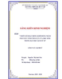 Sáng kiến kinh nghiệm THPT: Thiết kế hoạt động khởi động nhằm phát huy tính tích cực của học sinh trong dạy học Lịch sử 10