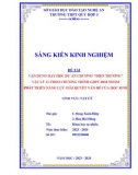 Sáng kiến kinh nghiệm THPT: Vận dụng dạy học dự án chương Điện trường Vật lí 11 theo chương trình GDPT 2018 nhằm phát triển năng lực giải quyết vấn đề của học sinh