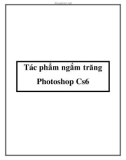 Tác phẩm ngắm trăng Photoshop Cs6