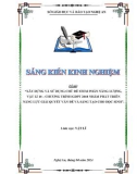 Sáng kiến kinh nghiệm THPT: Xây dựng và sử dụng chủ đề STEM phần Năng lượng, vật lí 10 – Chương trình GDPT 2018 nhằm phát triển năng lực giải quyết vấn đề và sáng tạo cho học sinh