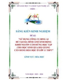 Sáng kiến kinh nghiệm THPT: Sử dụng công cụ BING AI để tạo ra hình ảnh sinh động khơi nguồn cảm hứng học tập cho học sinh qua bài giảng cân bằng hoá học ở lớp 11 THPT