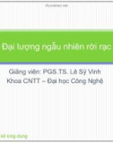 Bài giảng Xác suất thống kê ứng dụng: Lecture 3 - PGS.TS. Lê Sỹ Vinh