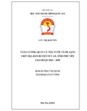 Đề án tốt nghiệp Quản lý công: Tăng cường quản lý nhà nước về du lịch trên địa bàn huyện Tuy An, tỉnh Phú Yên giai đoạn 2024 - 2030