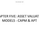 ASSET VALUATION MODELS - CAPM & APT