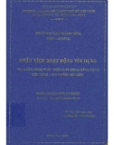 Khóa luận tốt nghiệp: Phân tích hoạt động tín dụng tại Ngân hàng phát triển nhà đồng bằng sông Cửu Long - Chi nhánh Sài Gòn