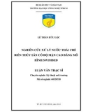 Luận văn Thạc sĩ Kĩ thuật môi trường: Nghiên cứu xử lý nước thải chế biến thủy sản có độ mặn cao bằng mô hình swimbed