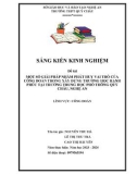 Sáng kiến kinh nghiệm THPT: Một số giải pháp nhằm phát huy vai trò của công đoàn trong xây dựng trường học hạnh phúc tại Trường THPT Quỳ Châu, Nghệ An