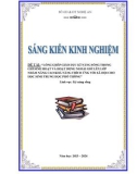 Sáng kiến kinh nghiệm THPT: Lồng ghép giáo dục kĩ năng sống trong giờ sinh hoạt và hoạt động ngoài giờ lên lớp nhằm nâng cao khả năng thích ứng xã hội cho học sinh THPT