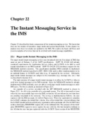 Chapter 22 - The Instant Messaging Service in the IMS