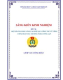 Sáng kiến kinh nghiệm THPT: Một số giải pháp nâng cao hiệu quả công tác nữ công công đoàn các trường ngoài công lập