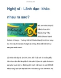 Nghệ sĩ - Lãnh đạo: khác nhau ra sao?