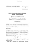 Báo cáo toán học: On the Symmetric and Rees Algebras of Some Binomial Ideals