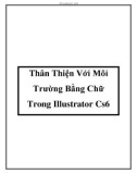 Thân Thiện Với Môi Trường Bằng Chữ Trong Illustrator Cs6